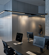 A modern meeting room used for project analysis